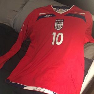 Steven Gerrard 2010 England Soccer Football Jersey